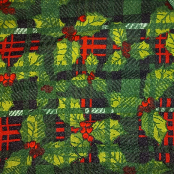 LuLaRoe Holiday leggings with Holly Berries TC2 - Picture 2 of 3